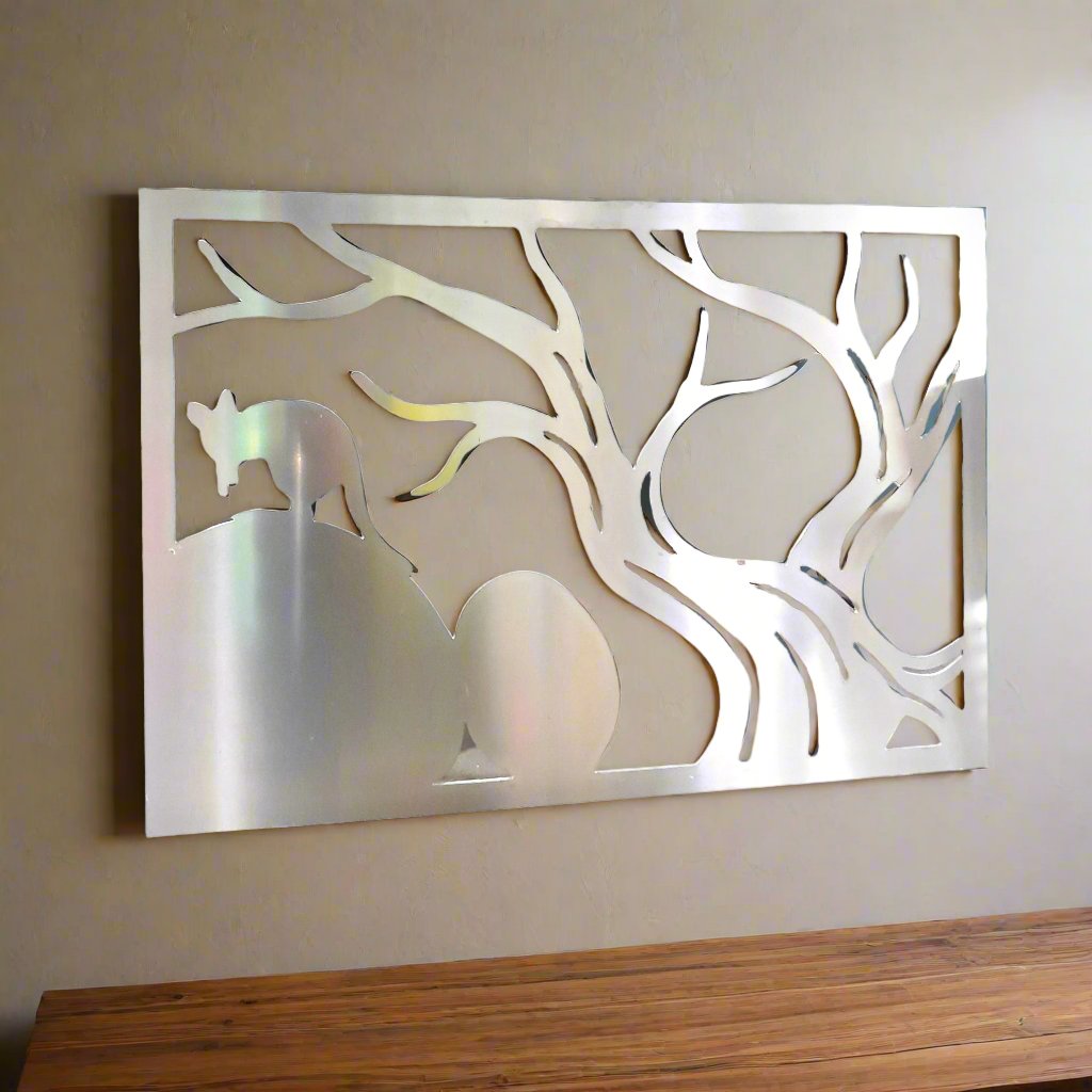 aluminium wall art