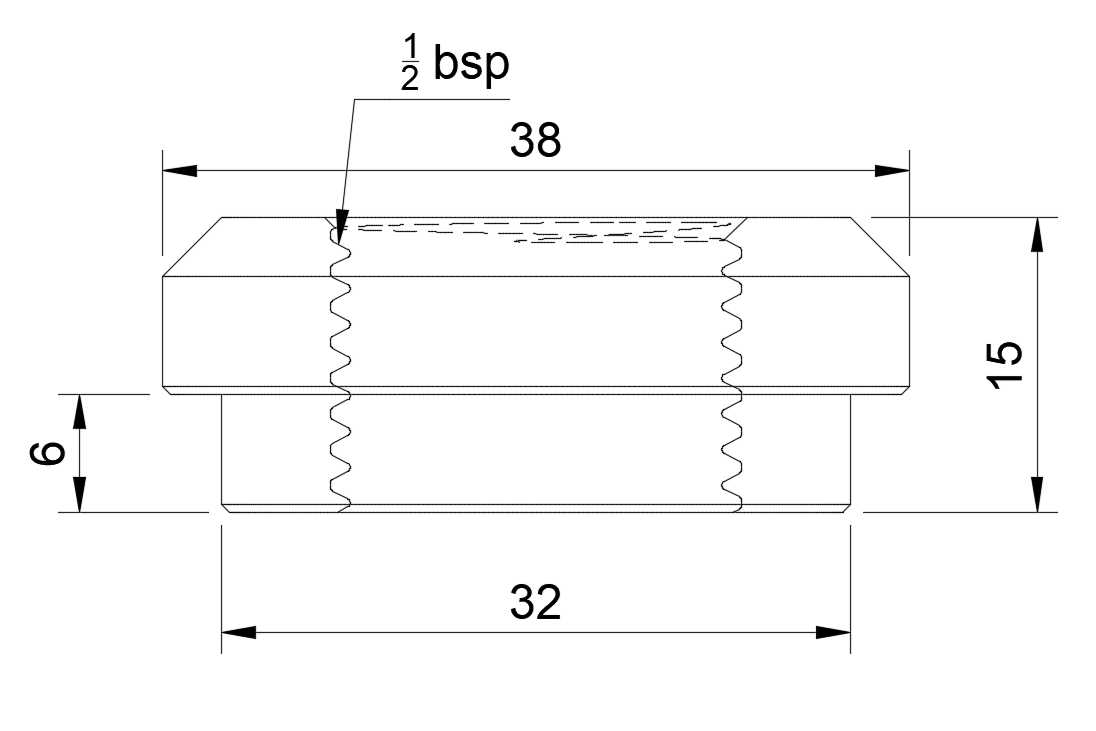 weld in bung aluminium